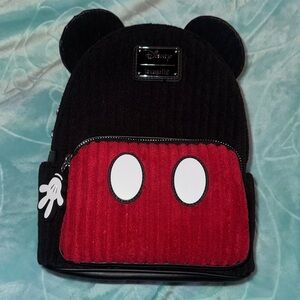 Loungefly Black and Red Kids Backpack